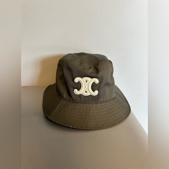 Celine Other - Celine dark navy green/black bucket hat